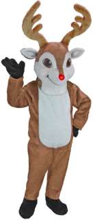 Rudolph Mascot  Red Nose Reindeer Mascot Costume