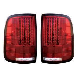 Ford F150 / F250 LD 2004 2005 2006 2007 2008 Tail Lamps, LED Ruby Red 
