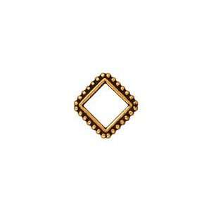  TierraCast Antique Gold (plated) 8mm Diamond Bead Frame 