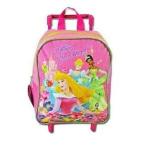 Disney Princess Toddler Rolling Wheeled Backpack for 2 5 Years Old 