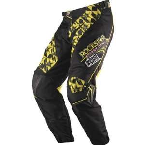  Answer Racing Youth Rockstar Pants Black/Yellow Vented 28 