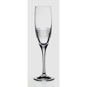 Etched Design Champagne Glasses 