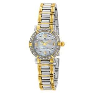   Crystal Accented Two Tone Round Dress Watch Anne Klein Watches