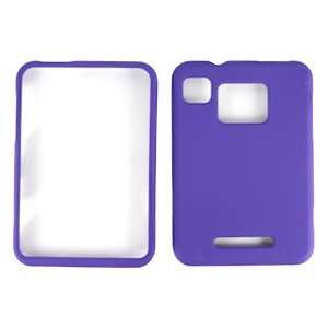   Purple Rubberrized HARD Protector Case Cell Phones & Accessories