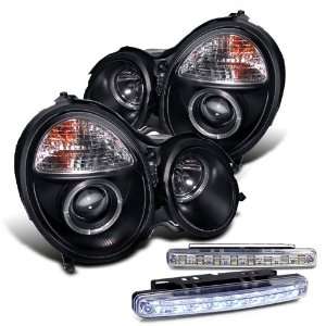 Eautolight 00 02 Benz E class W210 Projector Head Light + LED Bumper 