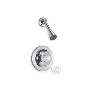  Delta Chome Acrylic Single Handle Shower Faucet