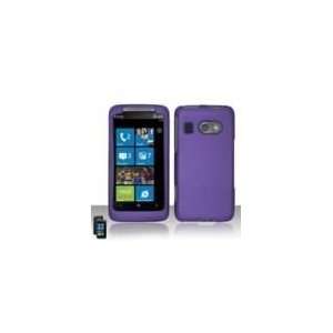  HTC Surround T8788 Rubberized Purple Cover Case 
