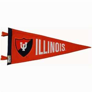  Illinois Fighting Illini NCAA Vault Pennant (17.5x40.5 