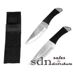  Set of 2 Pieces 8.5 Throwing Knife, Sharp Blade Sports 