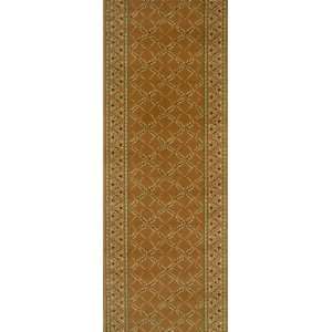   Rug Argyle Runner, Tannery, 2 Foot 2 Inch by 12 Foot