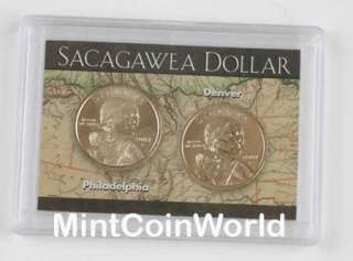   and Denver (D) mint uncirculated Sacagawea Golden Dollars