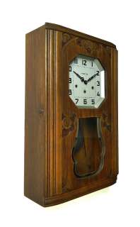 Antique French Vedette Westminster chime wall clock at 1930  