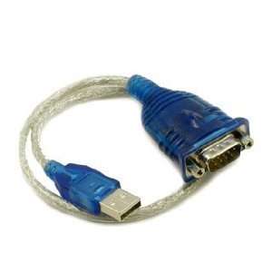 CE Compass USB To Serial RS 232 9 Pin DB9 Adapter Converter Cable Wire 