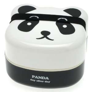  Kotobuki 280 129 2 Tiered Bento Box, Panda Face