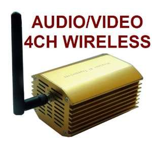   Channel Wireless Audio Video TX Transmetter & Receiver Link. by