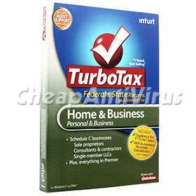 TurboTax Home and Business Federal State & eFile 2010  