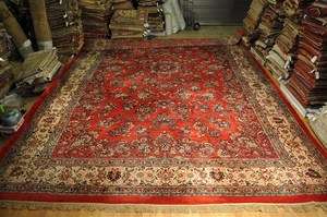   MANSION SIZE15x24 RICH RED OLD PERSIAN SAROUK ORIENTAL AREA RUG SH8868