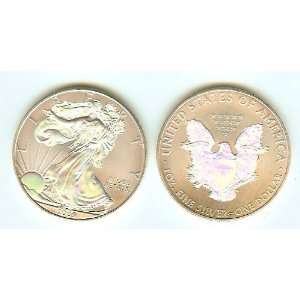  2009 2 Sided Hologram 1 Ounce .999 $1 Dollar Silver Eagle 