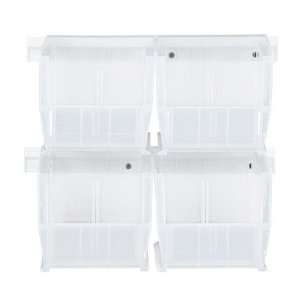  Hanging Plastic Bins and Rails   HNS230CL   10 7/8 x 5 1 