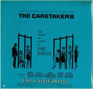 ELMER BERNSTEINS THE CARETAKERS SOUNDTRACK LP  