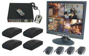 Channel Wireless Digital Video Recording Complete System
