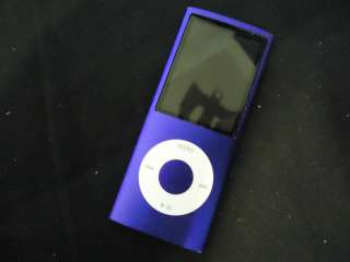 Apple iPod nano 4th Generation Purple (8 GB) GLASS MISSING/OTHERS AS 