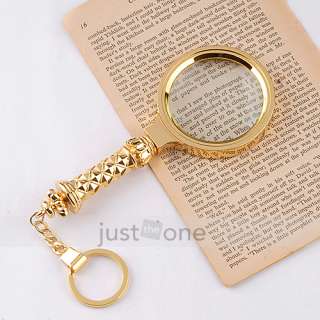   Metal Magnifier 60 MM Jewelry Reading Magnifying Glass 8X Loupe  