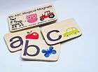 ABC English alphabet wood letters toy educational game magnet set