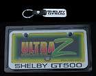 07 08 09 10 11 SHELBY GT500 LICENSE PLATE/ KEY CHAIN
