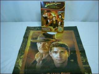 Indiana Jones Collectors Guide With Neat Poster New  