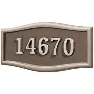  Housemark Large Roundtangle Address Plaques Bronze with 