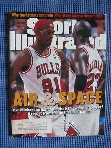 Sports Illustrated Michael Jordan Dennis Rodman Air And Space Chicago 