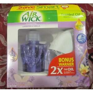 Air Wick Scented Oil Warmer Plus Refill Tranquility Lavender & Vanilla
