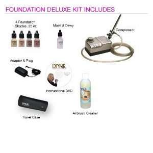  Foundation Deluxe Airbrush Makeup Kit   Champagne   Medium 