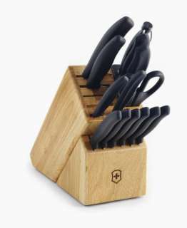 NEW Victorinox Fibrox 15 Piece Kitchen Knife Block Set SWISS MADE 