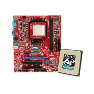    MSI K9N6PGM2 V2 Motherboard & AMD Athlon 64 X2 500 Electronics
