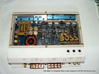 250 Watt X 2 Amplifier Boss Audio CLR 50 Old School Amp Zed Audio FREE 