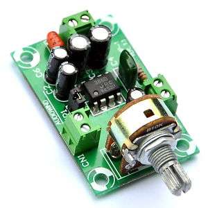 Battery Supply Audio Mono Amplifier Kit, NJM386D, LM386  