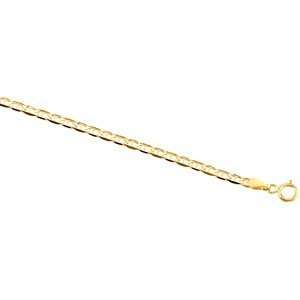  14K Yellow Gold Anchor Chain   16 inches DivaDiamonds 