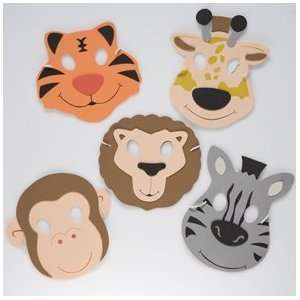    Zoo Animal Foam Animal Mask, Costume Party Favors Toys & Games