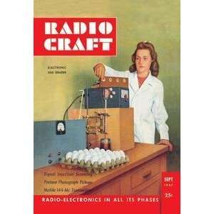  Vintage Art Radio Craft Electronic Egg Grader   07681 x 