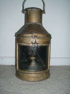 Antique Lantern, vintage, kerosine, hanging, metal, railroad, old 