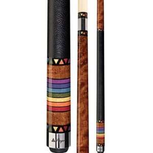 Black Antique Stain Graphic Series 58 Players Pool Cue (18oz 