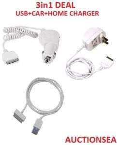 USB+Car+Home Charger For iPod Touch 2nd Gen 8GB 16GB  