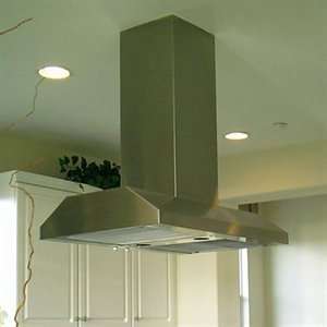   Range Hoods 6 Light 2 piece Slimline Depth Island Mount Appliances