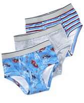Greendog Kids Underwear, Boys Printed Briefs 3 Pack
