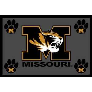  Logo Rugs Missouri Tigers 4x6 Area Rug