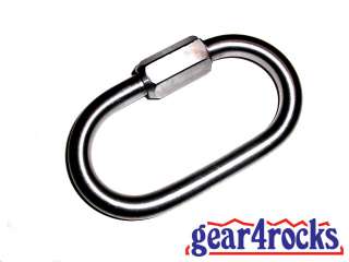 CARABINER stainless screwing rock climbing trad new  