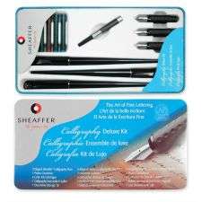   Calligraphy Pen Set;Assorted point sizes;Assorted ink colors  