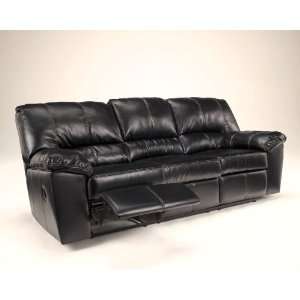  Durablend Black Reclining Sofa